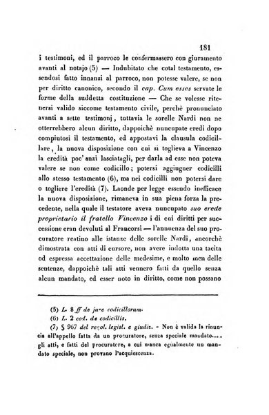 Giornale del Foro in cui si raccolgono le più importanti regiudicate dei supremi tribunali di Roma e dello Stato pontificio in materia civile