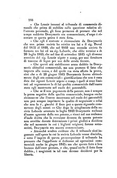 Giornale del Foro in cui si raccolgono le più importanti regiudicate dei supremi tribunali di Roma e dello Stato pontificio in materia civile