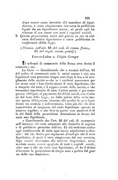 Giornale del Foro in cui si raccolgono le più importanti regiudicate dei supremi tribunali di Roma e dello Stato pontificio in materia civile