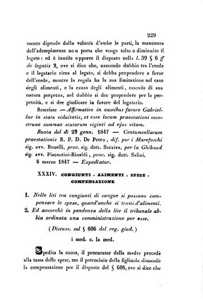 Giornale del Foro in cui si raccolgono le più importanti regiudicate dei supremi tribunali di Roma e dello Stato pontificio in materia civile