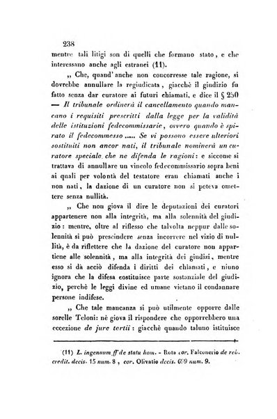 Giornale del Foro in cui si raccolgono le più importanti regiudicate dei supremi tribunali di Roma e dello Stato pontificio in materia civile