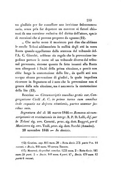 Giornale del Foro in cui si raccolgono le più importanti regiudicate dei supremi tribunali di Roma e dello Stato pontificio in materia civile