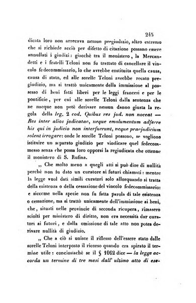 Giornale del Foro in cui si raccolgono le più importanti regiudicate dei supremi tribunali di Roma e dello Stato pontificio in materia civile