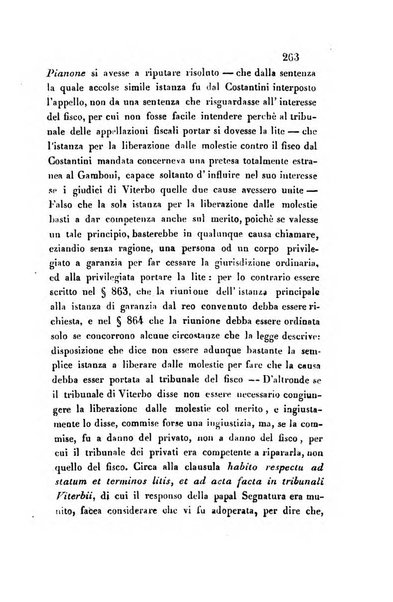 Giornale del Foro in cui si raccolgono le più importanti regiudicate dei supremi tribunali di Roma e dello Stato pontificio in materia civile