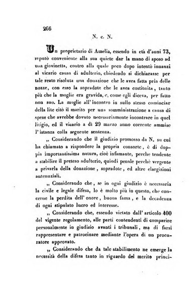 Giornale del Foro in cui si raccolgono le più importanti regiudicate dei supremi tribunali di Roma e dello Stato pontificio in materia civile