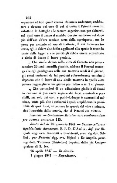 Giornale del Foro in cui si raccolgono le più importanti regiudicate dei supremi tribunali di Roma e dello Stato pontificio in materia civile