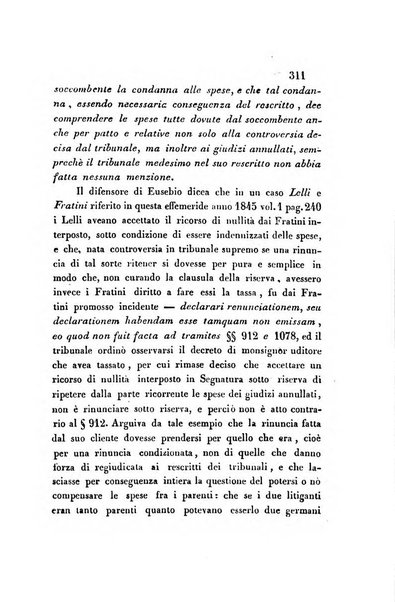 Giornale del Foro in cui si raccolgono le più importanti regiudicate dei supremi tribunali di Roma e dello Stato pontificio in materia civile