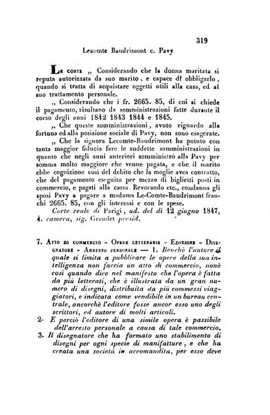 Giornale del Foro in cui si raccolgono le più importanti regiudicate dei supremi tribunali di Roma e dello Stato pontificio in materia civile