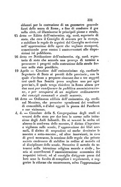 Giornale del Foro in cui si raccolgono le più importanti regiudicate dei supremi tribunali di Roma e dello Stato pontificio in materia civile