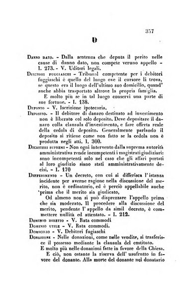 Giornale del Foro in cui si raccolgono le più importanti regiudicate dei supremi tribunali di Roma e dello Stato pontificio in materia civile