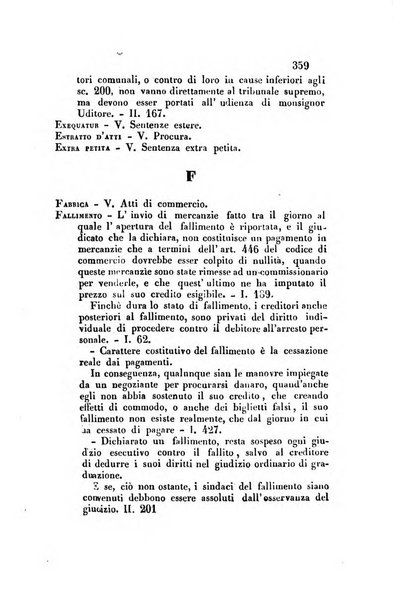 Giornale del Foro in cui si raccolgono le più importanti regiudicate dei supremi tribunali di Roma e dello Stato pontificio in materia civile