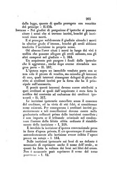 Giornale del Foro in cui si raccolgono le più importanti regiudicate dei supremi tribunali di Roma e dello Stato pontificio in materia civile