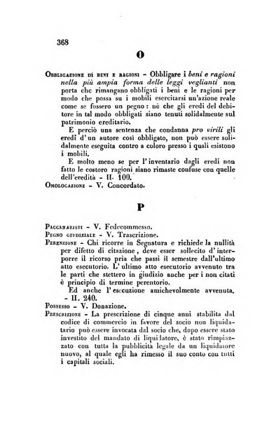 Giornale del Foro in cui si raccolgono le più importanti regiudicate dei supremi tribunali di Roma e dello Stato pontificio in materia civile