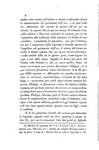 Giornale del Foro in cui si raccolgono le più importanti regiudicate dei supremi tribunali di Roma e dello Stato pontificio in materia civile