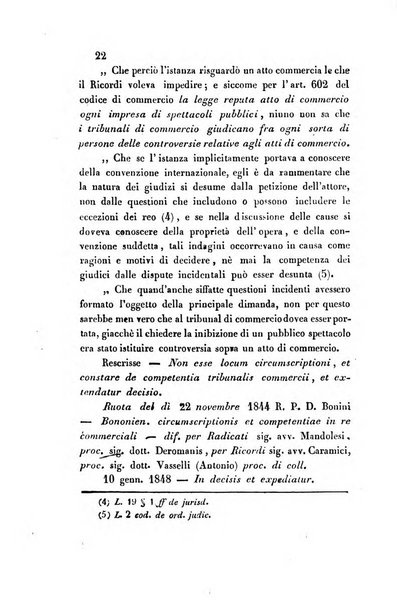 Giornale del Foro in cui si raccolgono le più importanti regiudicate dei supremi tribunali di Roma e dello Stato pontificio in materia civile