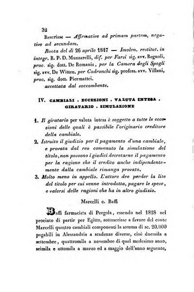 Giornale del Foro in cui si raccolgono le più importanti regiudicate dei supremi tribunali di Roma e dello Stato pontificio in materia civile