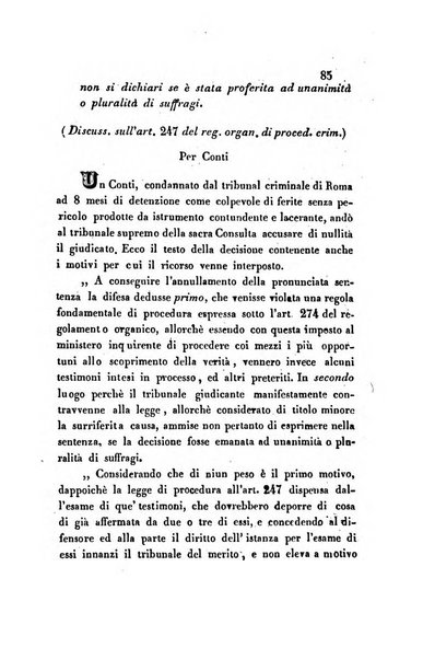 Giornale del Foro in cui si raccolgono le più importanti regiudicate dei supremi tribunali di Roma e dello Stato pontificio in materia civile