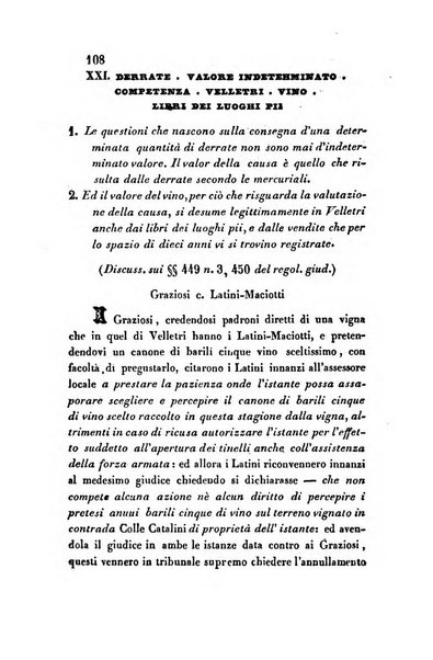 Giornale del Foro in cui si raccolgono le più importanti regiudicate dei supremi tribunali di Roma e dello Stato pontificio in materia civile