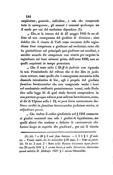 Giornale del Foro in cui si raccolgono le più importanti regiudicate dei supremi tribunali di Roma e dello Stato pontificio in materia civile