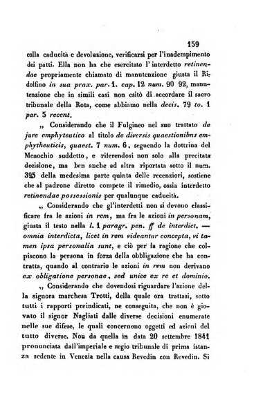 Giornale del Foro in cui si raccolgono le più importanti regiudicate dei supremi tribunali di Roma e dello Stato pontificio in materia civile