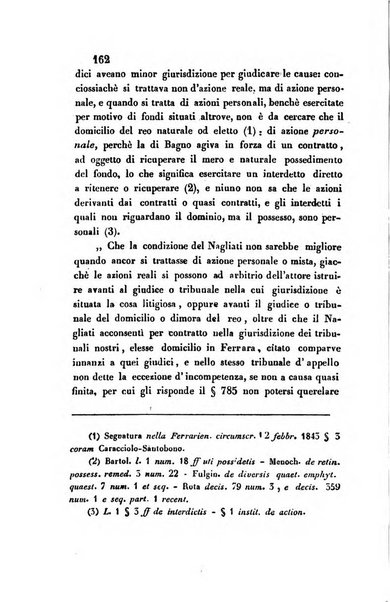 Giornale del Foro in cui si raccolgono le più importanti regiudicate dei supremi tribunali di Roma e dello Stato pontificio in materia civile