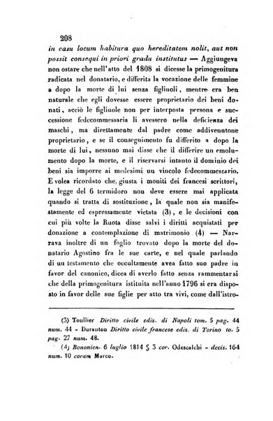 Giornale del Foro in cui si raccolgono le più importanti regiudicate dei supremi tribunali di Roma e dello Stato pontificio in materia civile