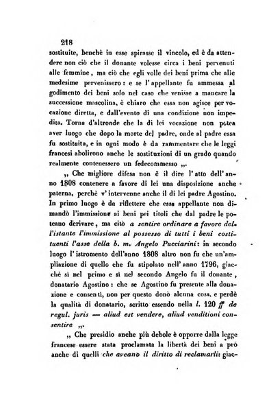 Giornale del Foro in cui si raccolgono le più importanti regiudicate dei supremi tribunali di Roma e dello Stato pontificio in materia civile