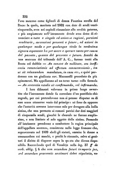 Giornale del Foro in cui si raccolgono le più importanti regiudicate dei supremi tribunali di Roma e dello Stato pontificio in materia civile