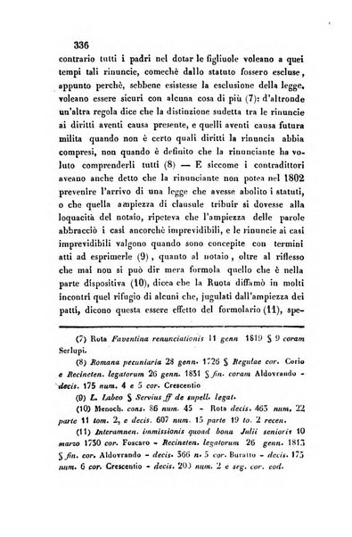 Giornale del Foro in cui si raccolgono le più importanti regiudicate dei supremi tribunali di Roma e dello Stato pontificio in materia civile