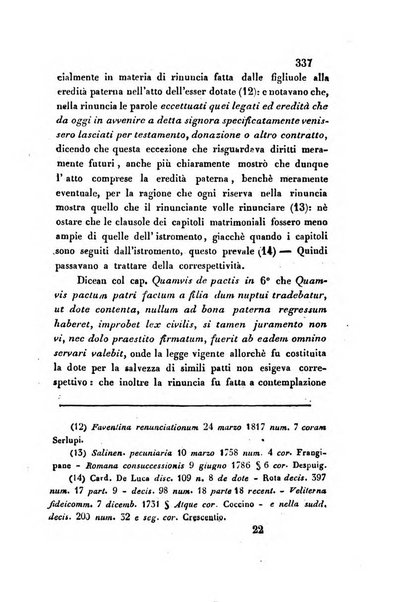 Giornale del Foro in cui si raccolgono le più importanti regiudicate dei supremi tribunali di Roma e dello Stato pontificio in materia civile