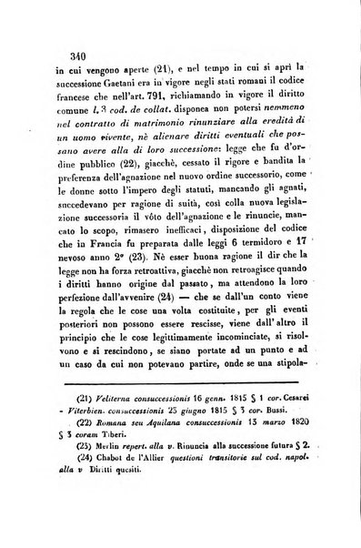 Giornale del Foro in cui si raccolgono le più importanti regiudicate dei supremi tribunali di Roma e dello Stato pontificio in materia civile