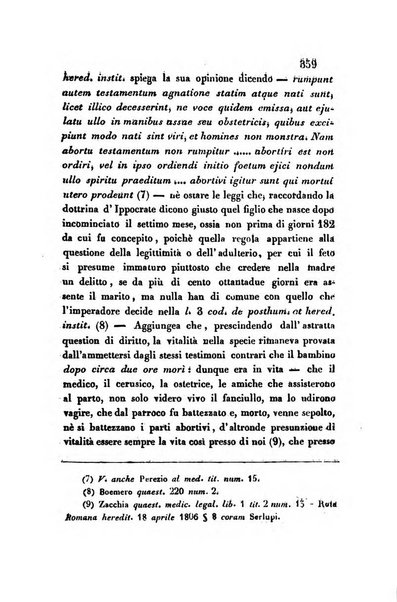 Giornale del Foro in cui si raccolgono le più importanti regiudicate dei supremi tribunali di Roma e dello Stato pontificio in materia civile