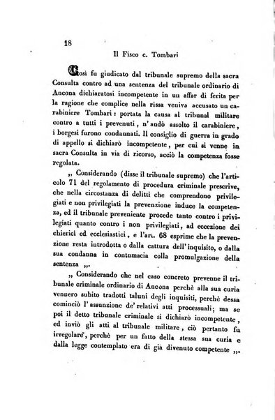 Giornale del Foro in cui si raccolgono le più importanti regiudicate dei supremi tribunali di Roma e dello Stato pontificio in materia civile