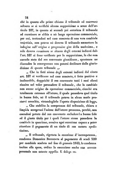 Giornale del Foro in cui si raccolgono le più importanti regiudicate dei supremi tribunali di Roma e dello Stato pontificio in materia civile