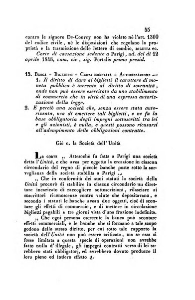 Giornale del Foro in cui si raccolgono le più importanti regiudicate dei supremi tribunali di Roma e dello Stato pontificio in materia civile