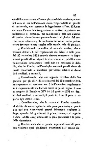 Giornale del Foro in cui si raccolgono le più importanti regiudicate dei supremi tribunali di Roma e dello Stato pontificio in materia civile