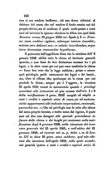 Giornale del Foro in cui si raccolgono le più importanti regiudicate dei supremi tribunali di Roma e dello Stato pontificio in materia civile