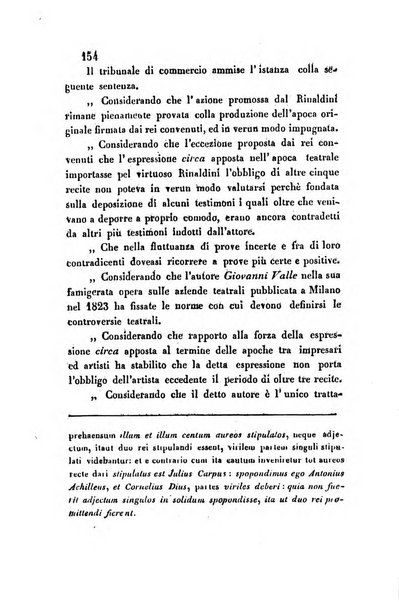 Giornale del Foro in cui si raccolgono le più importanti regiudicate dei supremi tribunali di Roma e dello Stato pontificio in materia civile