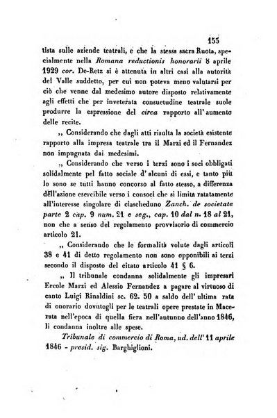 Giornale del Foro in cui si raccolgono le più importanti regiudicate dei supremi tribunali di Roma e dello Stato pontificio in materia civile