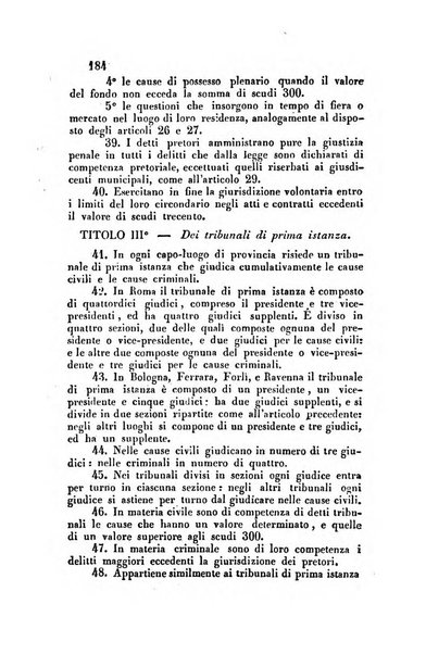 Giornale del Foro in cui si raccolgono le più importanti regiudicate dei supremi tribunali di Roma e dello Stato pontificio in materia civile