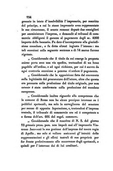 Giornale del Foro in cui si raccolgono le più importanti regiudicate dei supremi tribunali di Roma e dello Stato pontificio in materia civile