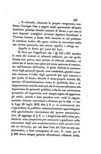 Giornale del Foro in cui si raccolgono le più importanti regiudicate dei supremi tribunali di Roma e dello Stato pontificio in materia civile