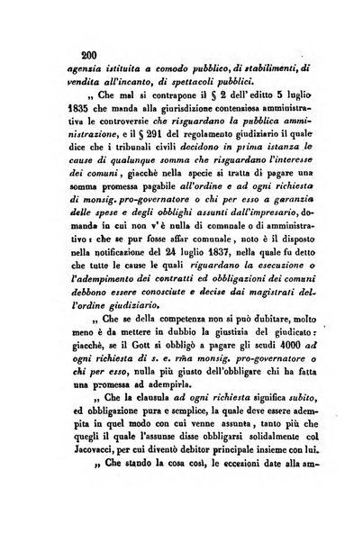 Giornale del Foro in cui si raccolgono le più importanti regiudicate dei supremi tribunali di Roma e dello Stato pontificio in materia civile