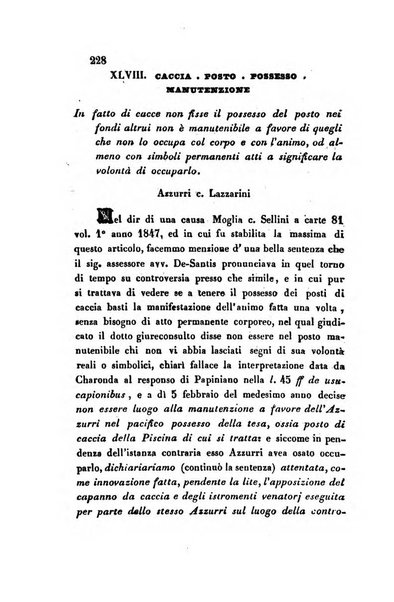 Giornale del Foro in cui si raccolgono le più importanti regiudicate dei supremi tribunali di Roma e dello Stato pontificio in materia civile