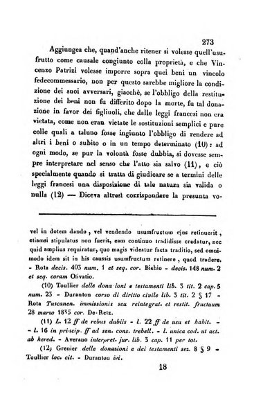 Giornale del Foro in cui si raccolgono le più importanti regiudicate dei supremi tribunali di Roma e dello Stato pontificio in materia civile