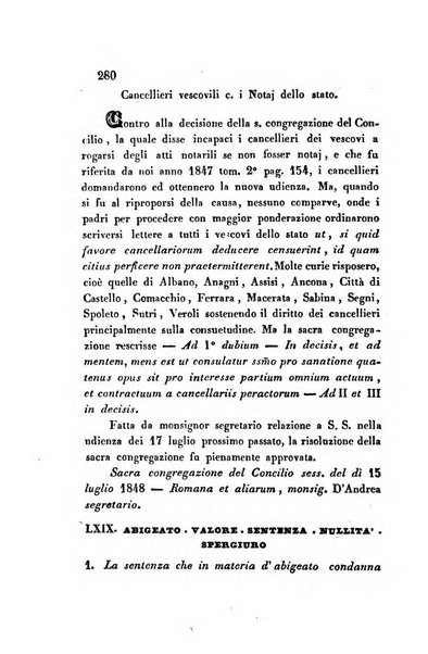 Giornale del Foro in cui si raccolgono le più importanti regiudicate dei supremi tribunali di Roma e dello Stato pontificio in materia civile