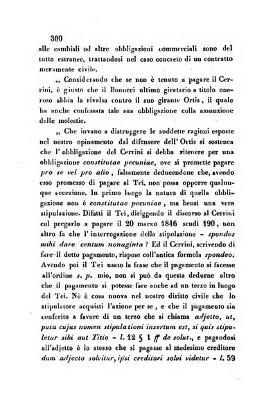 Giornale del Foro in cui si raccolgono le più importanti regiudicate dei supremi tribunali di Roma e dello Stato pontificio in materia civile