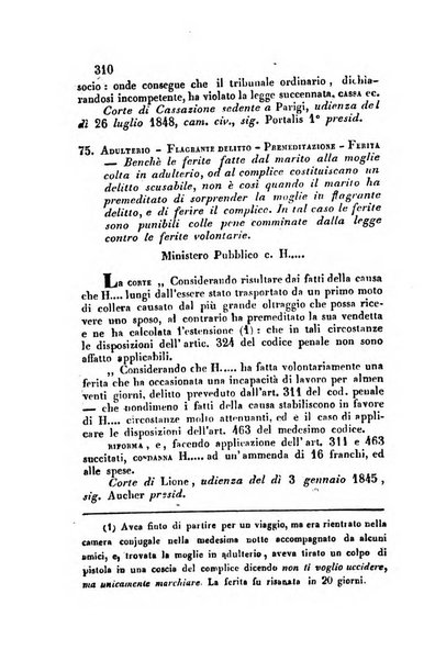 Giornale del Foro in cui si raccolgono le più importanti regiudicate dei supremi tribunali di Roma e dello Stato pontificio in materia civile