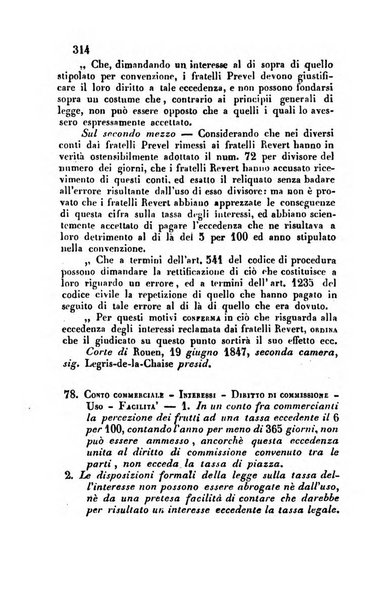 Giornale del Foro in cui si raccolgono le più importanti regiudicate dei supremi tribunali di Roma e dello Stato pontificio in materia civile