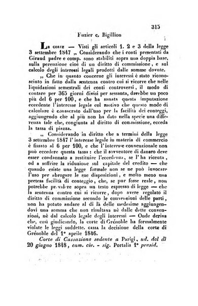 Giornale del Foro in cui si raccolgono le più importanti regiudicate dei supremi tribunali di Roma e dello Stato pontificio in materia civile